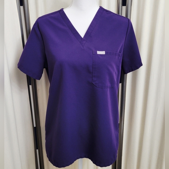 Figs Tops - Figs Technical Collection Purple Women's Scrub Top | Medium